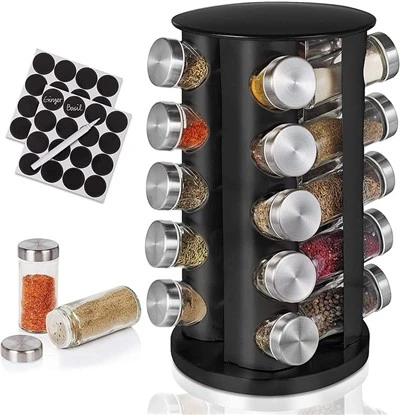 Countertop Rack Spice Cylchdro